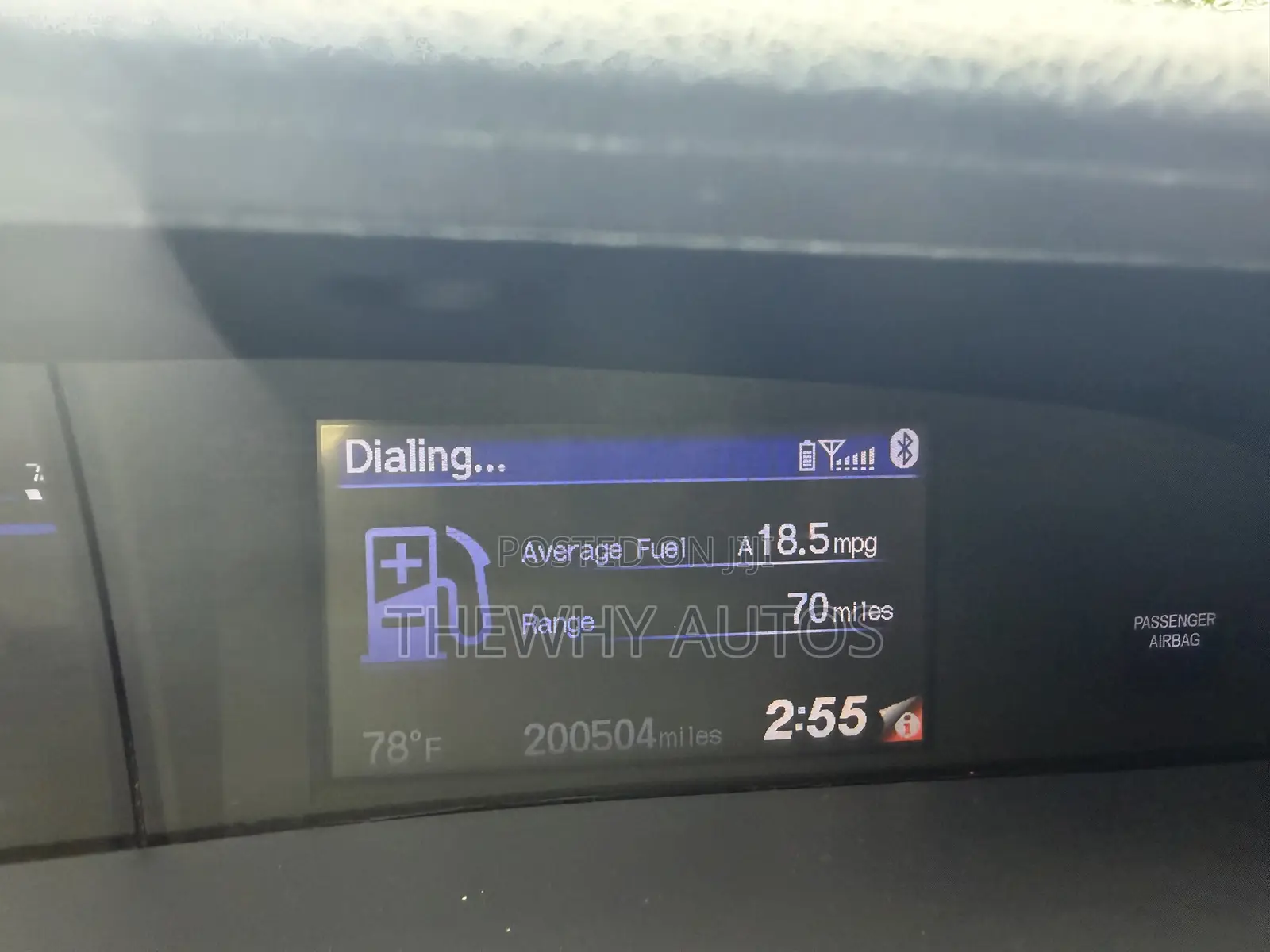 Honda Civic EX-L w/Navigation 4dr Sedan (1.8L 4cyl CVT) 2015 Black