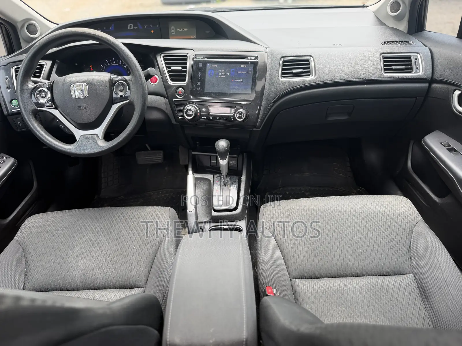 Honda Civic EX-L w/Navigation 4dr Sedan (1.8L 4cyl CVT) 2015 Black
