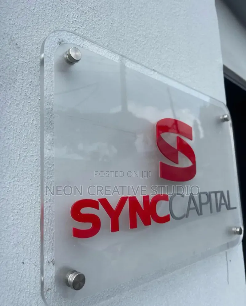 Indoor Acrylic Office Signage