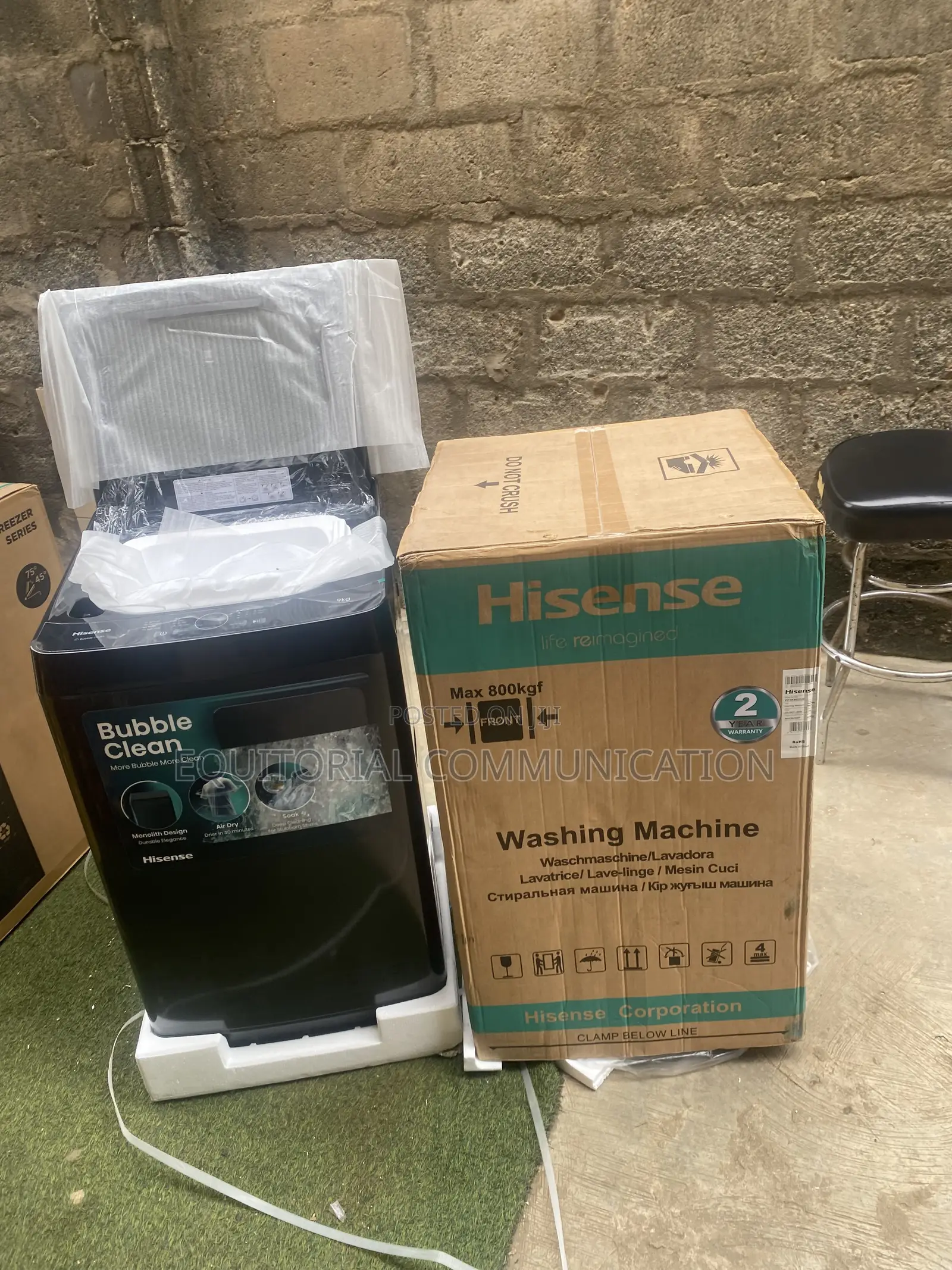 Hisense WT3K9022B 9KG Automatic Top Load Washing Machine
