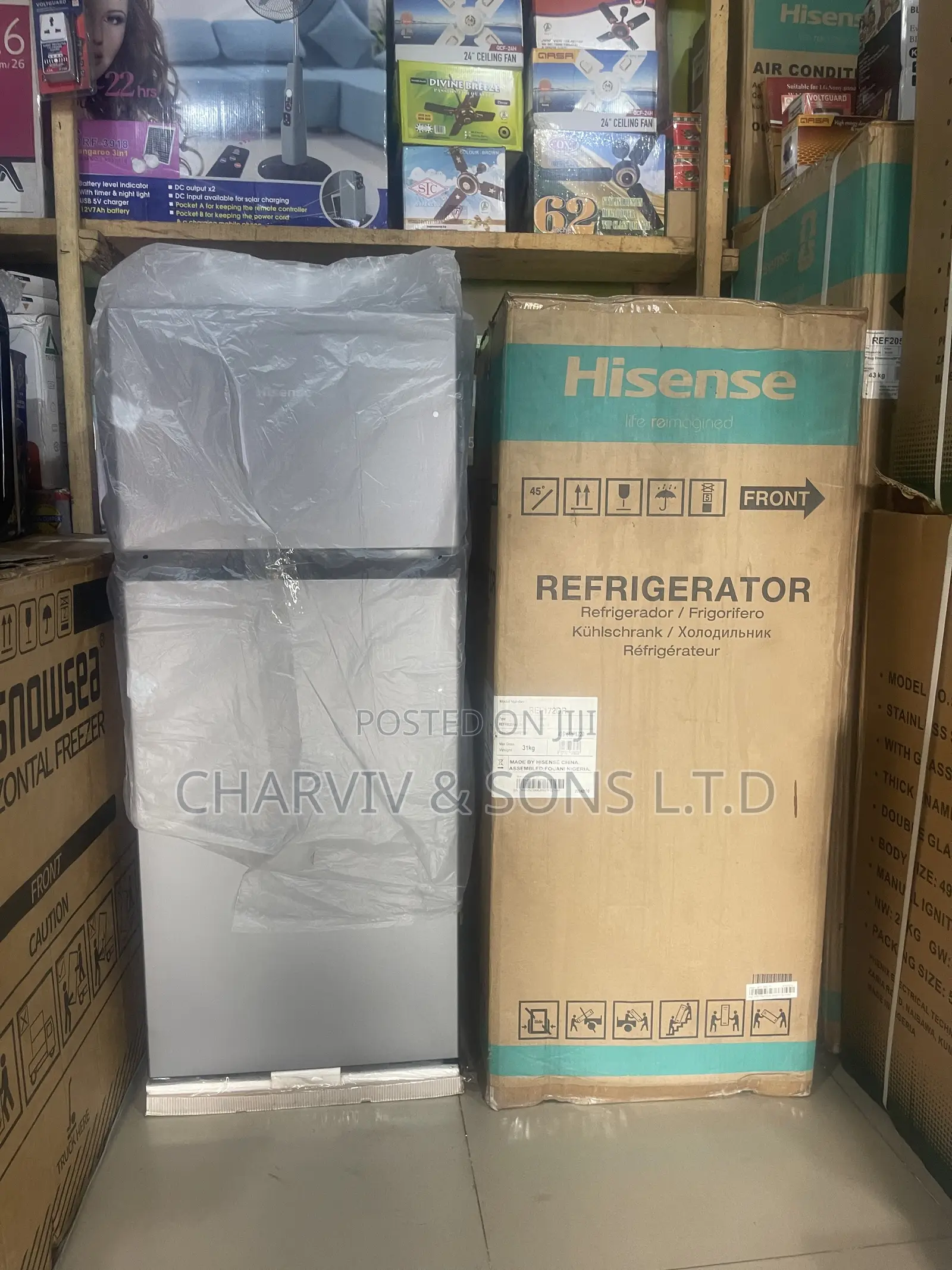 Hisense Refrigerator Ref 172 Dr
