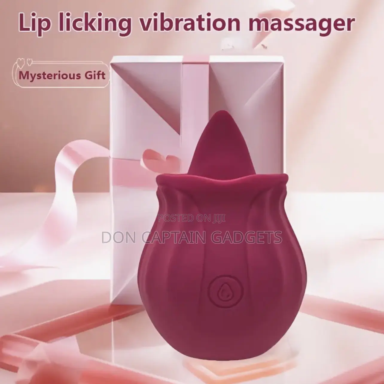 Rose Flower Adult Rose Tongue Licking Sex Toy Vibrating Massager