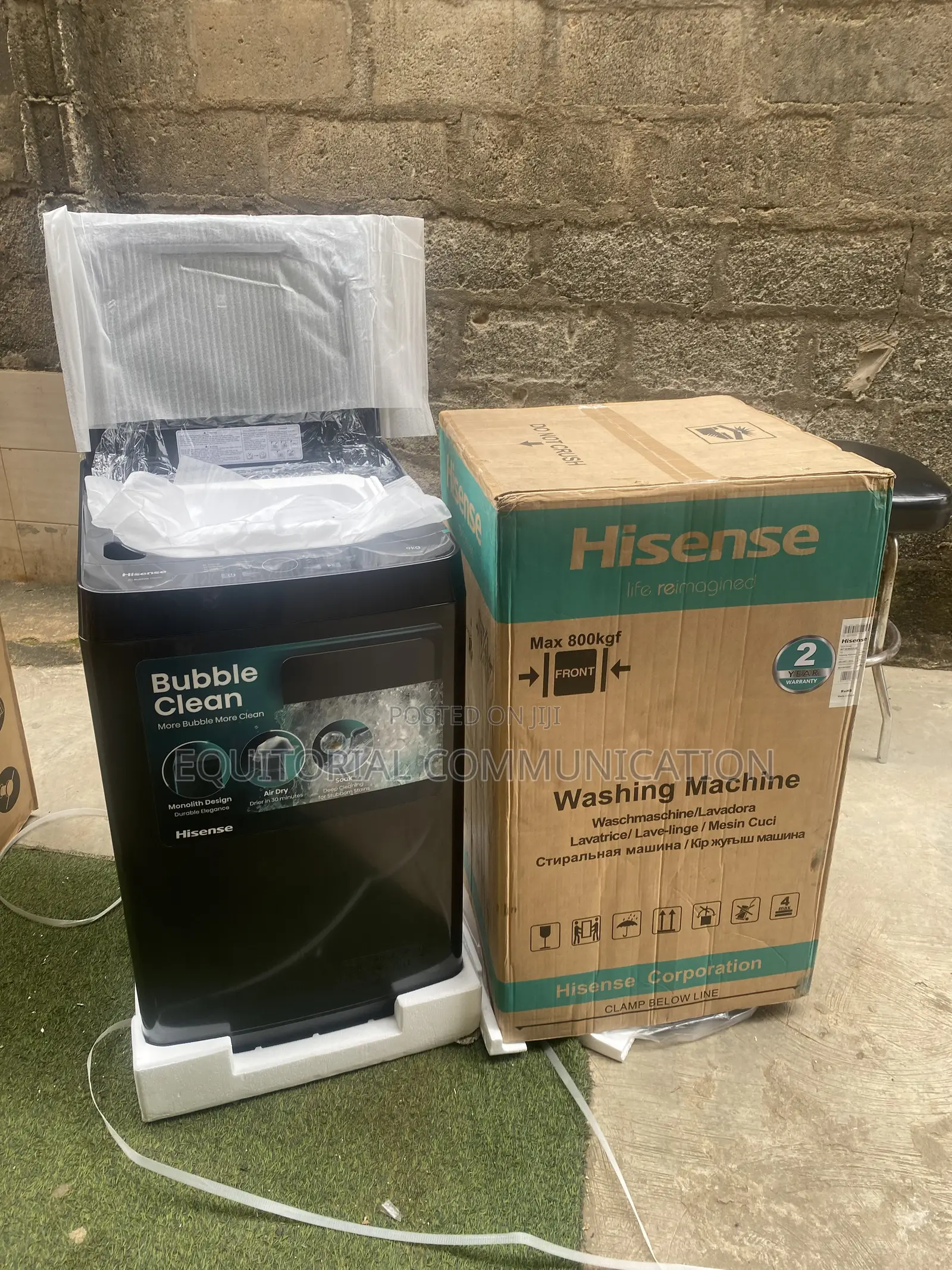 Hisense 9KG Fully Automatic Top Loading Washing Machine