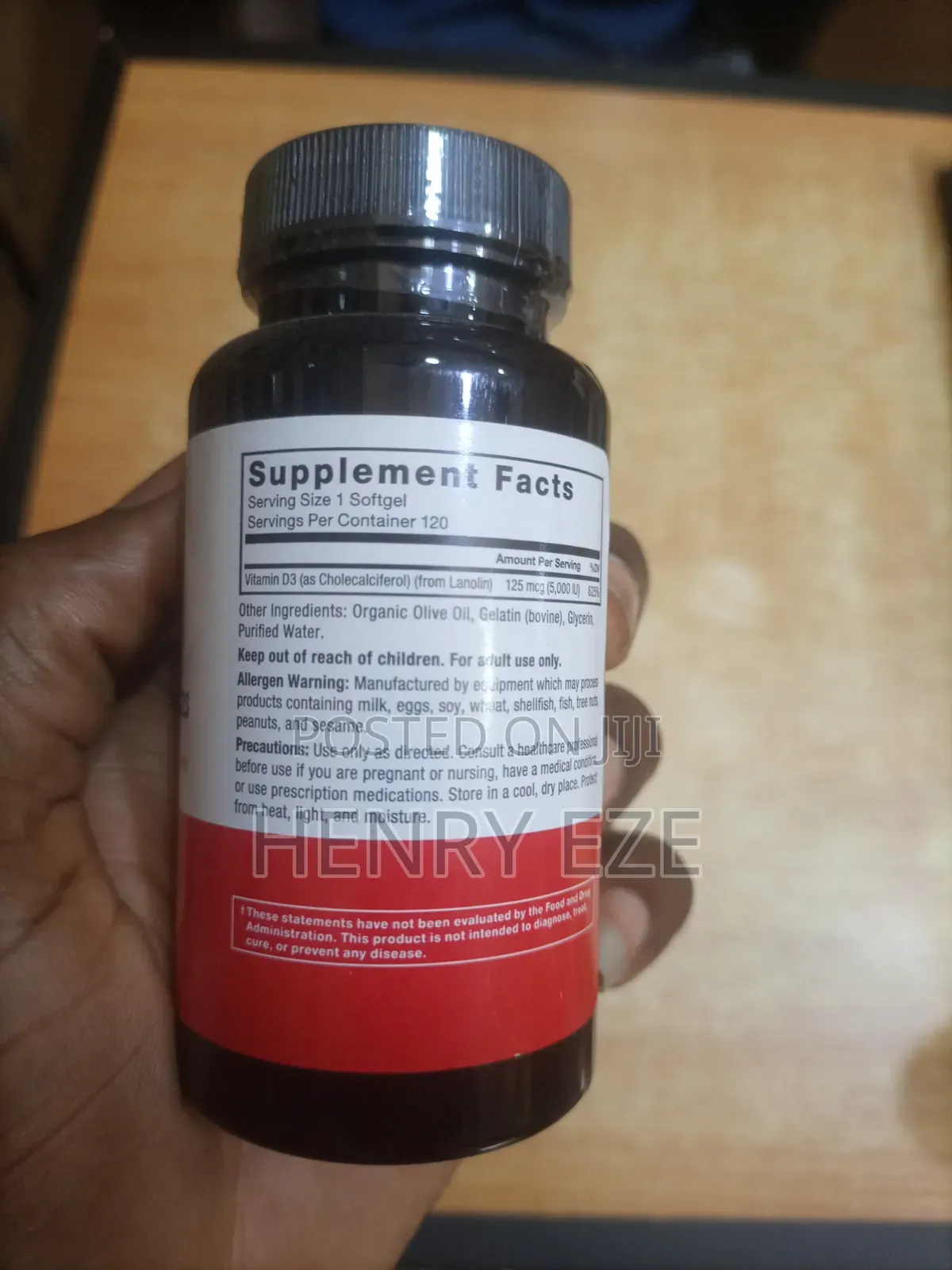 Force Factor Vitamin D3 5,000 IU – 120 Softgels | High Potency