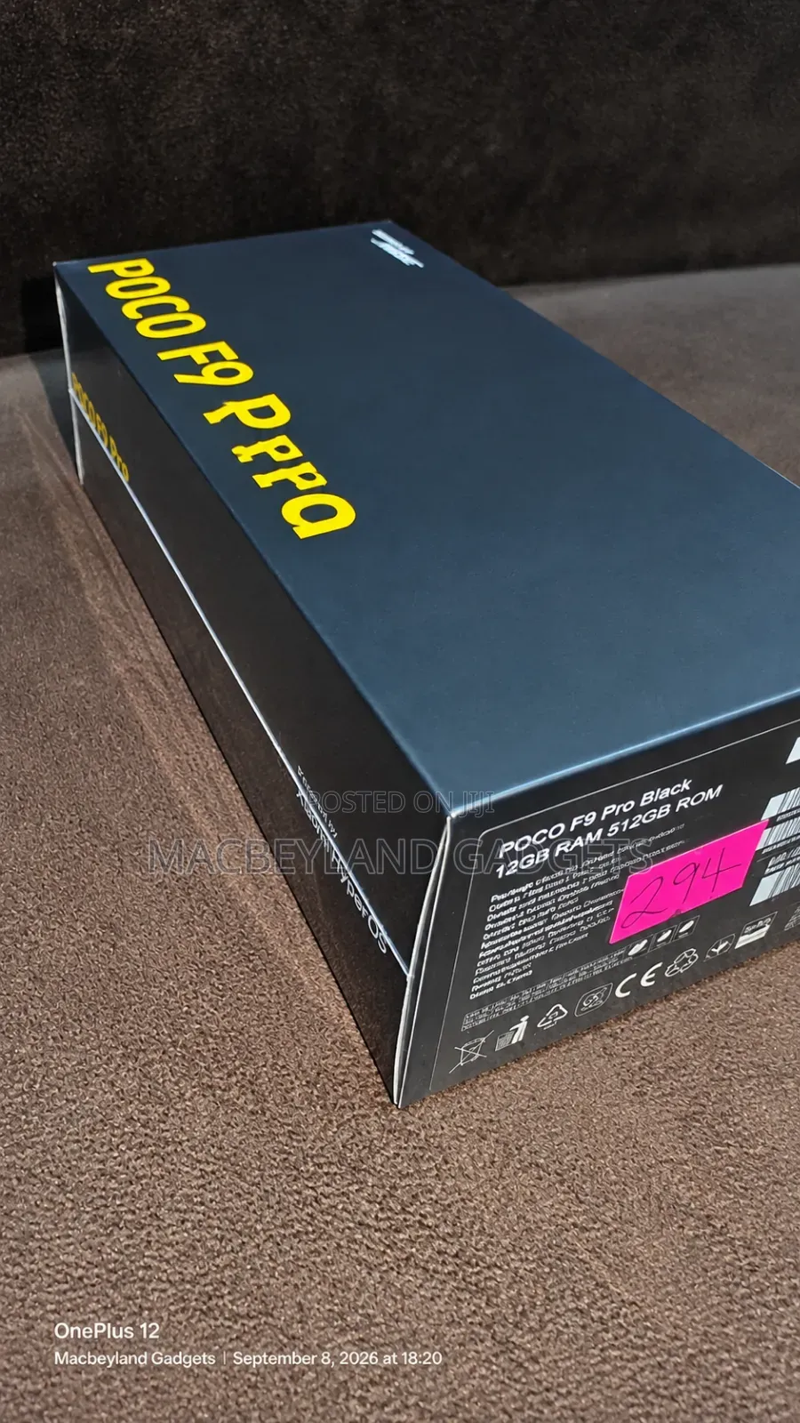 New Xiaomi Poco F9 Pro 512 GB Black