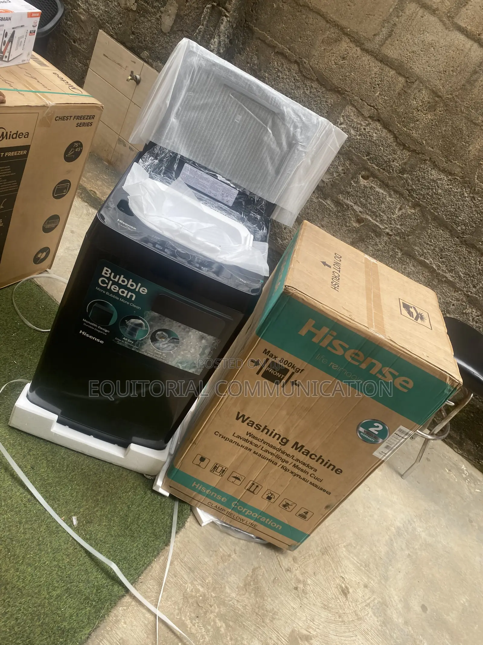 9KG Hisense Automatic Top Loader Washing Machine