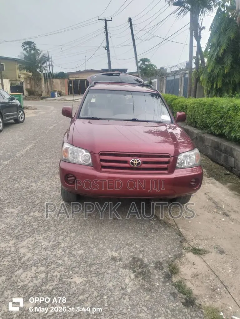 Toyota Highlander Limited V6 4x4 2004 Red