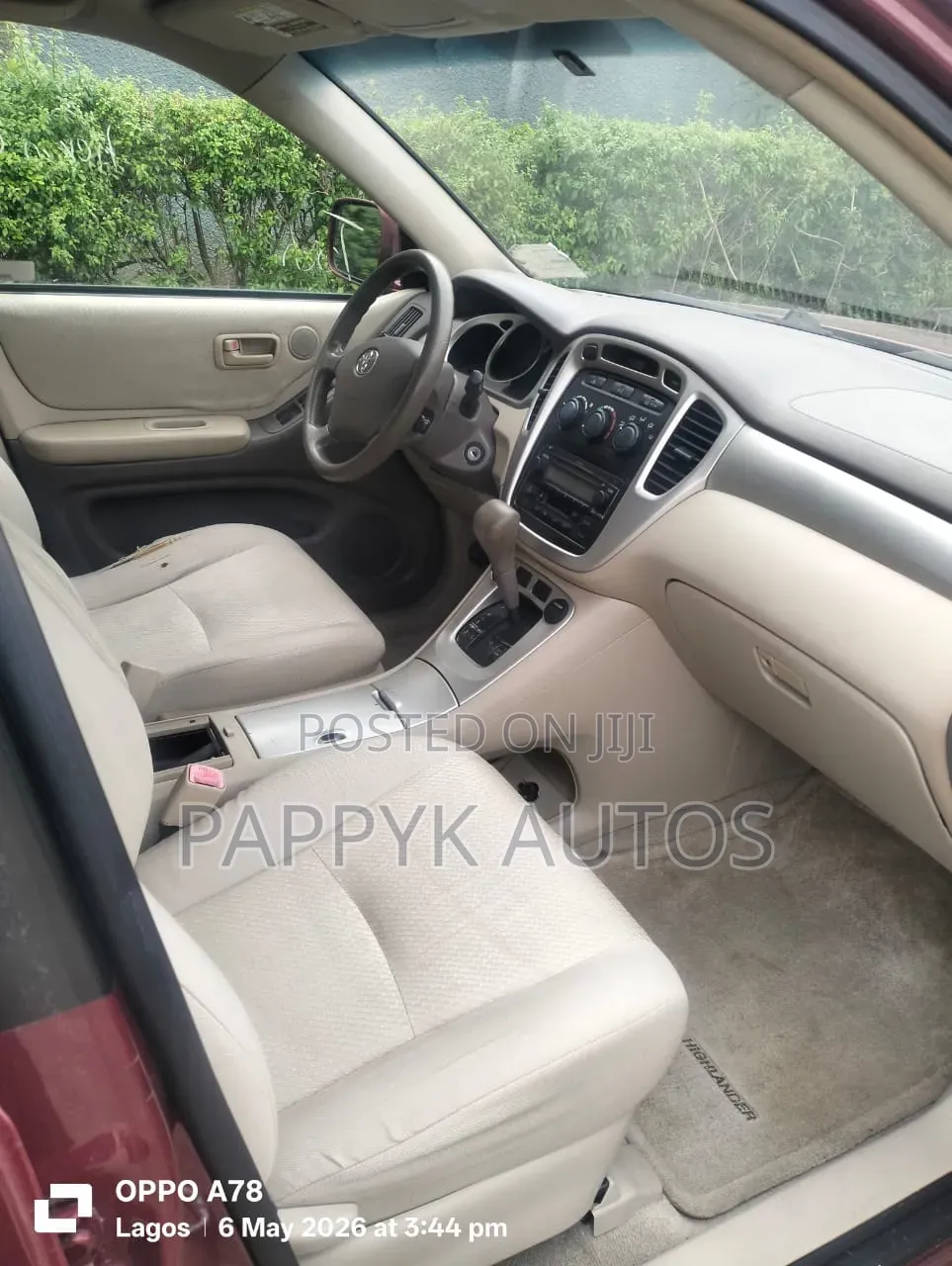 Toyota Highlander Limited V6 4x4 2004 Red