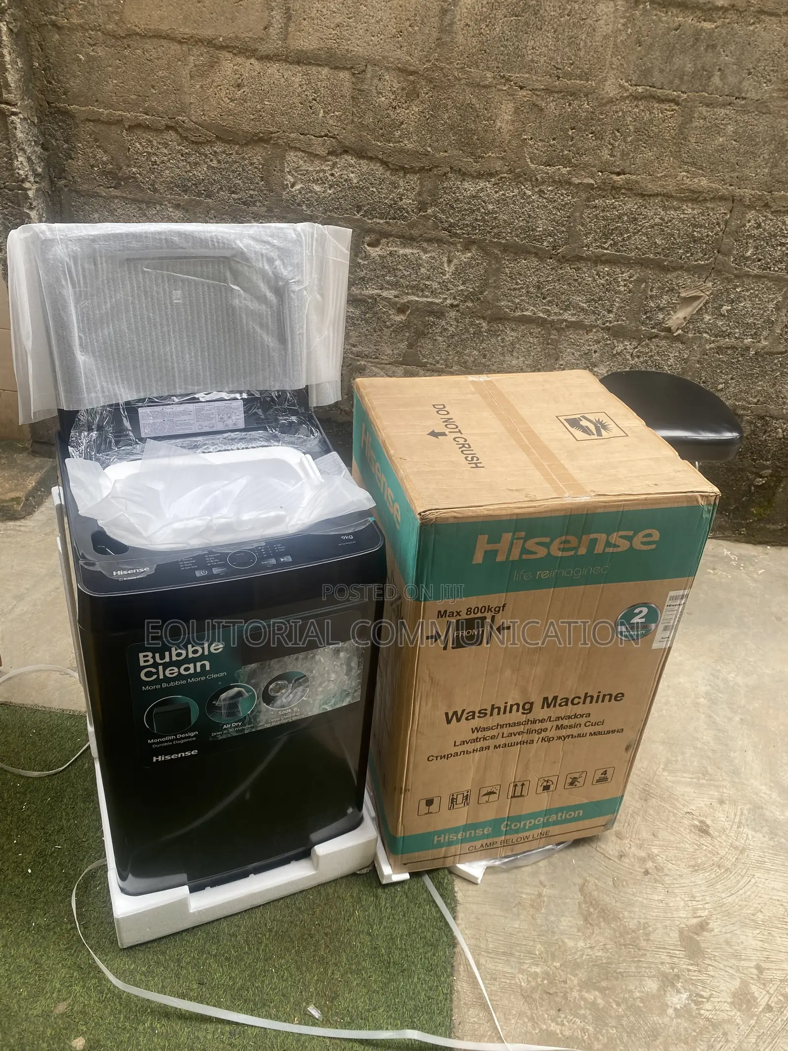 Hisense 9KG Automatic Clothes Washing Machine