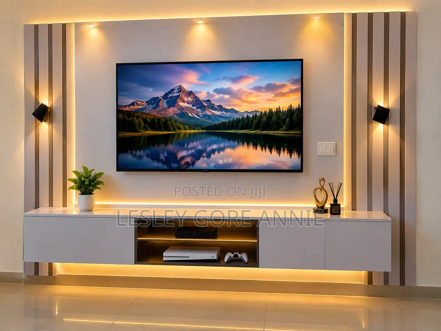 Modern TV Console / TV Stand With Storage – Stylish Durable