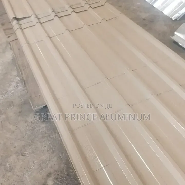 Great Prince Aluminum Roofing Sheet Brown Beach and Block