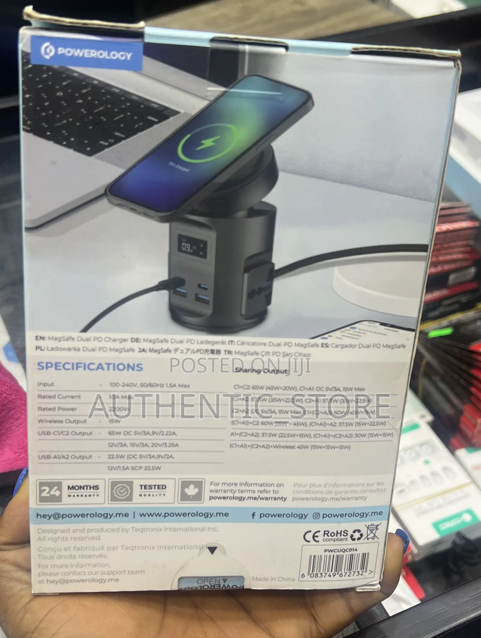 Powerology Magsafe Dual Pd Charger