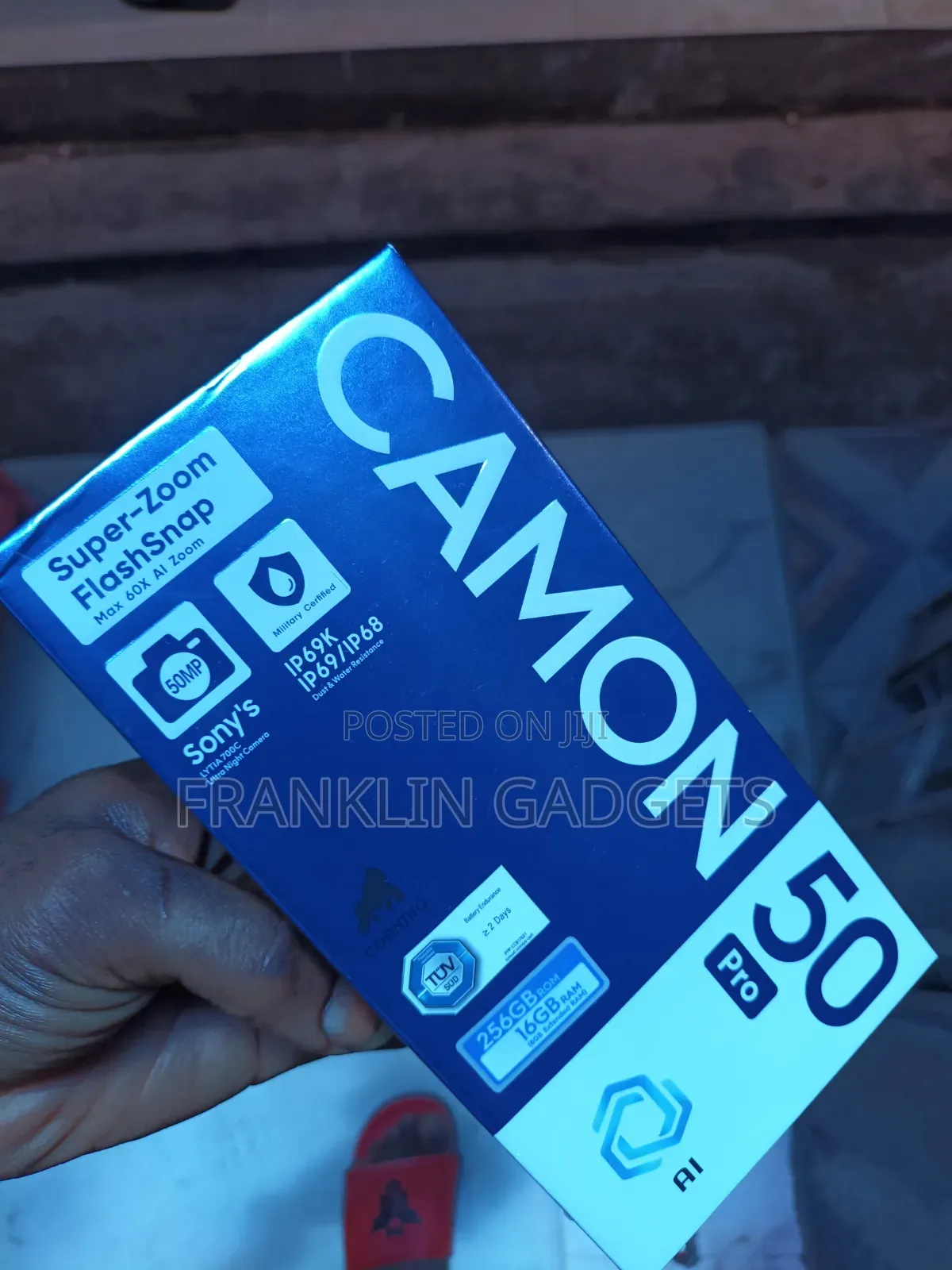 New Tecno Camon 50 Pro 256 GB Black