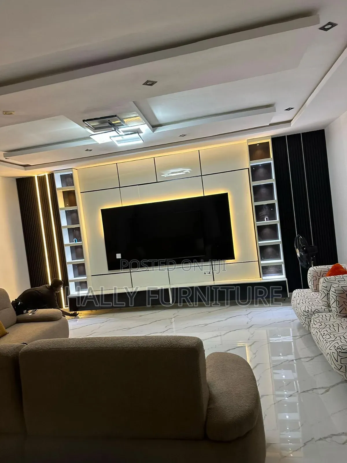 TV Console Black