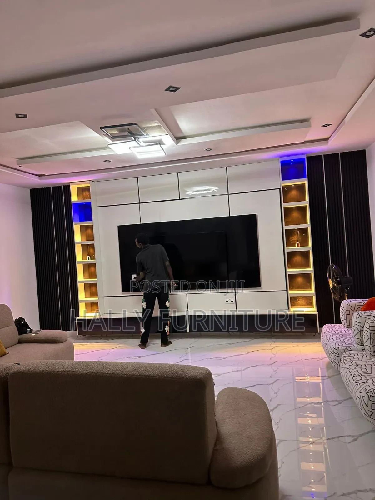 TV Console Black