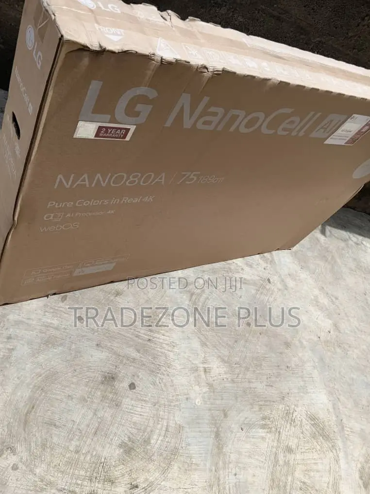 75 Inch LG Television – Model NAN080A