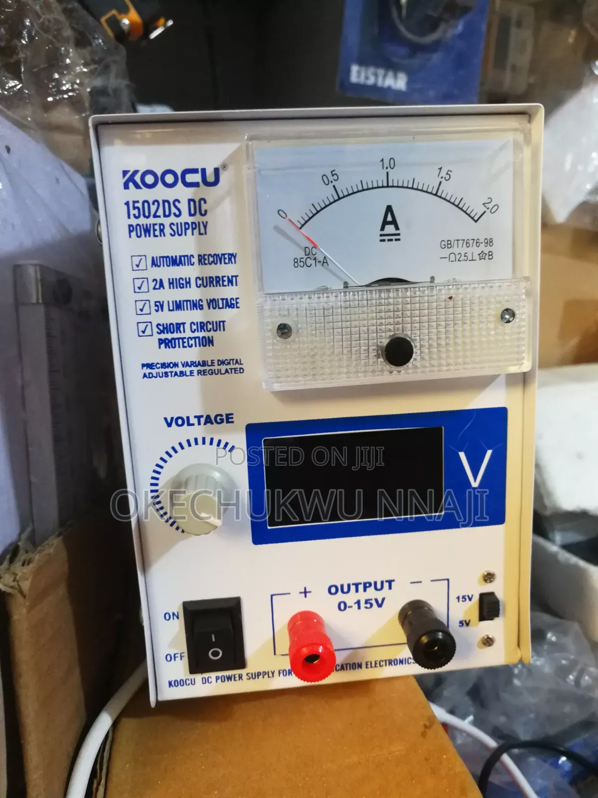 Koocu DC Power Supply, Input Voltage: 230 V, Output Voltage: 15 V