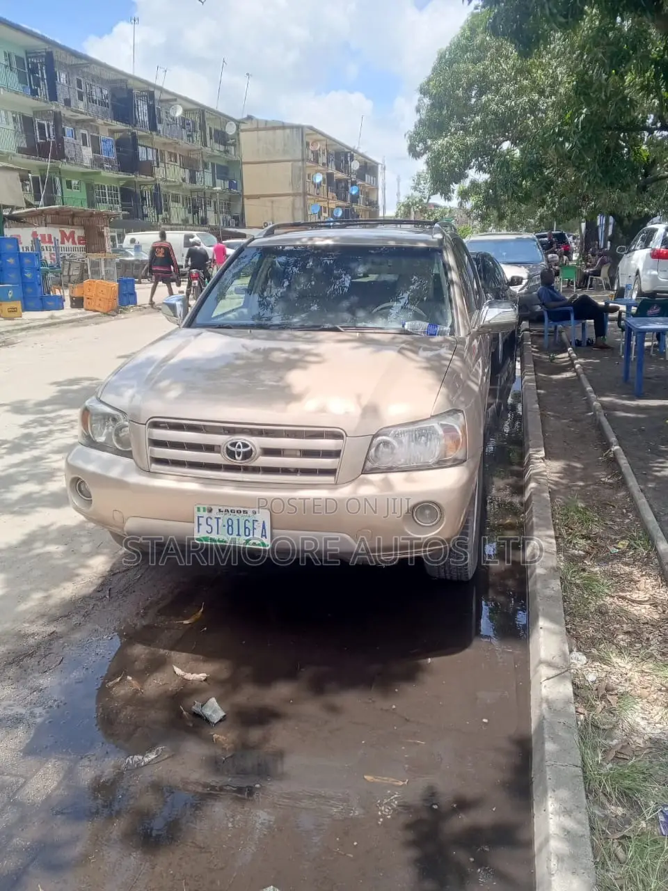 Toyota Highlander Limited V6 2005 Gold