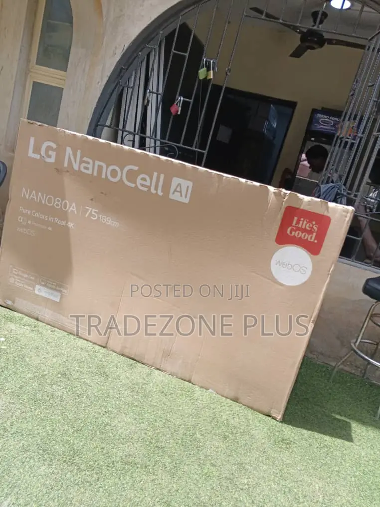Large LG 75 Inch Television