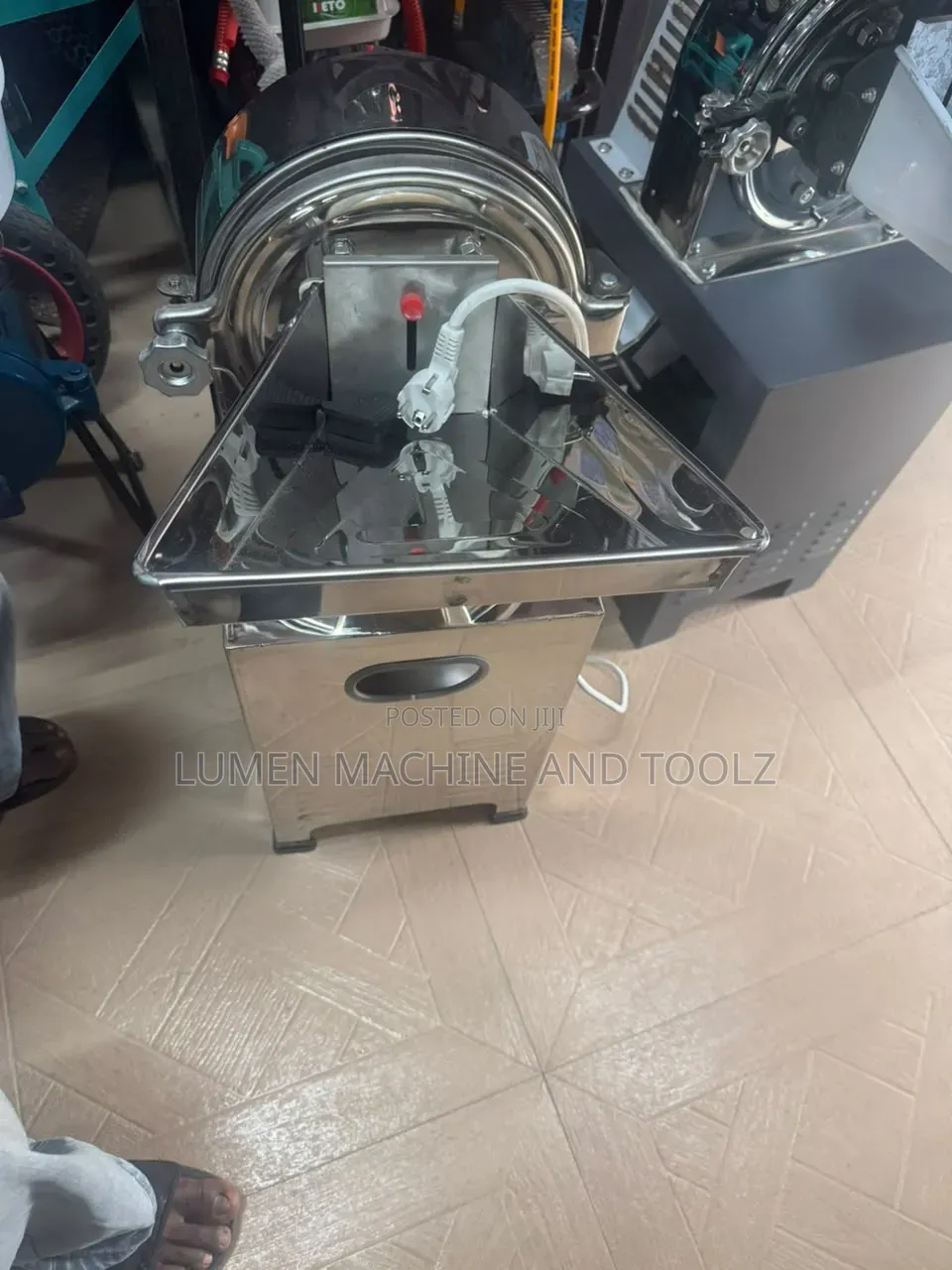 Stainless Steel Grinding Machine With Electric Motor