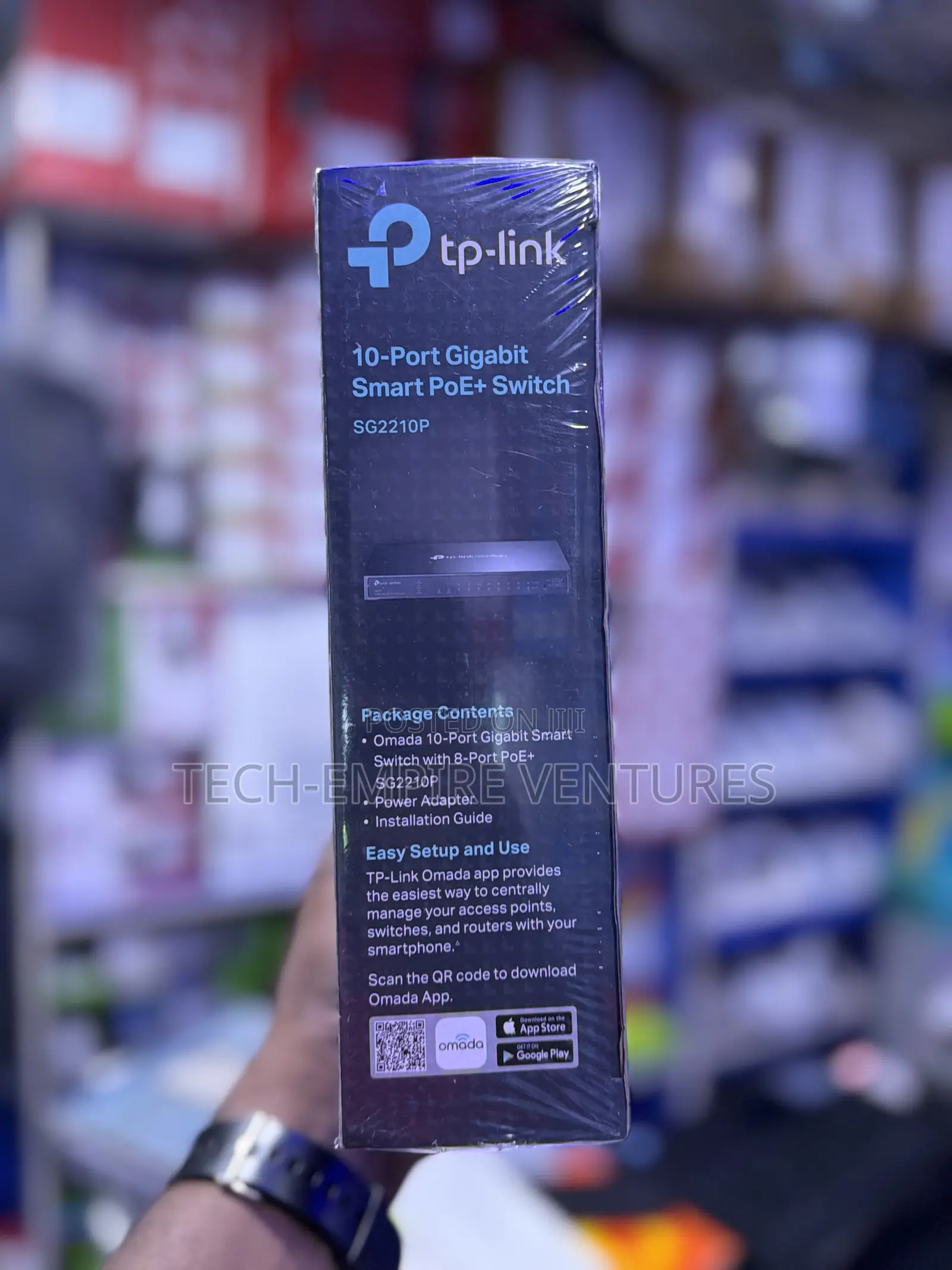 TP-Link Omada 10-Port Gigabit PoE+ Switch