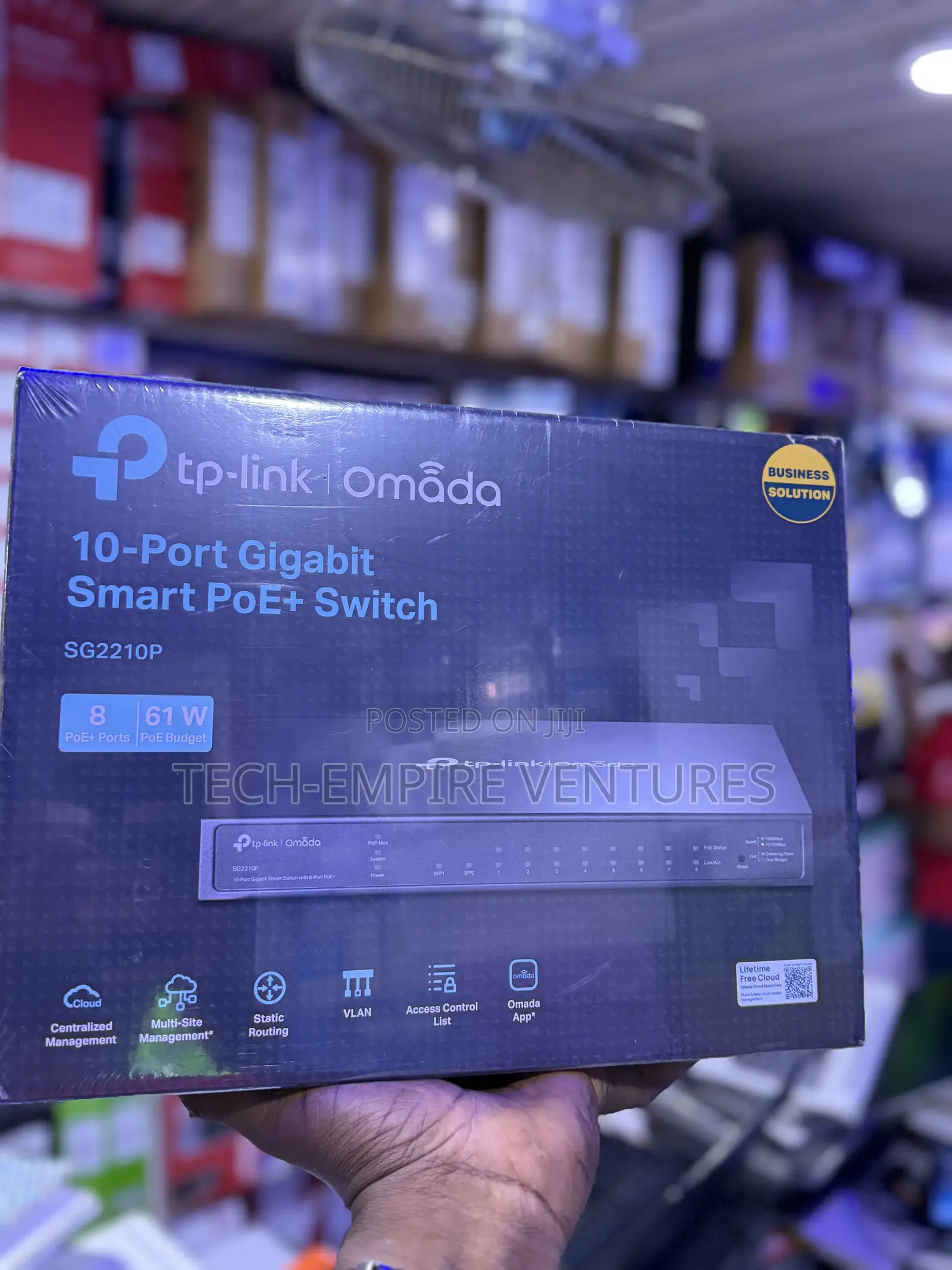 TP-Link Omada 10-Port Gigabit PoE+ Switch