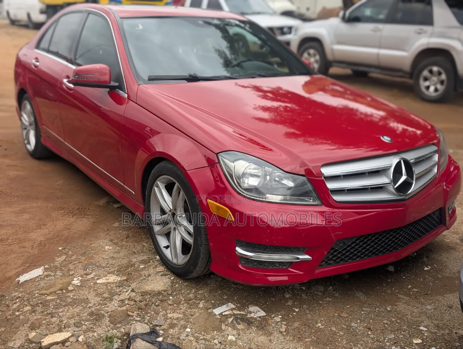 Mercedes-Benz C300 Sport 4Matic Sedan AWD (3.5L 6cyl 7A) 2013 Red