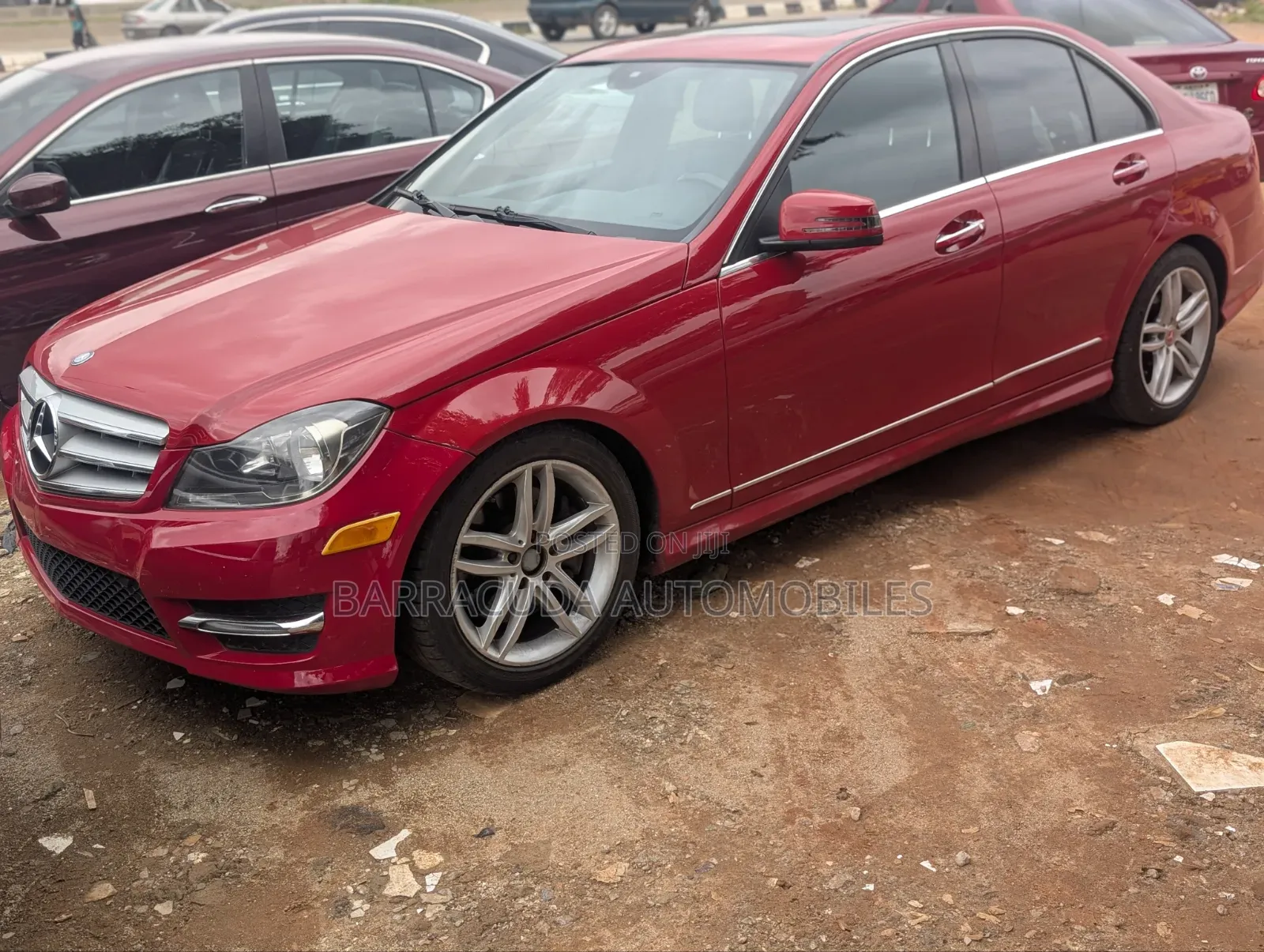 Mercedes-Benz C300 Sport 4Matic Sedan AWD (3.5L 6cyl 7A) 2013 Red