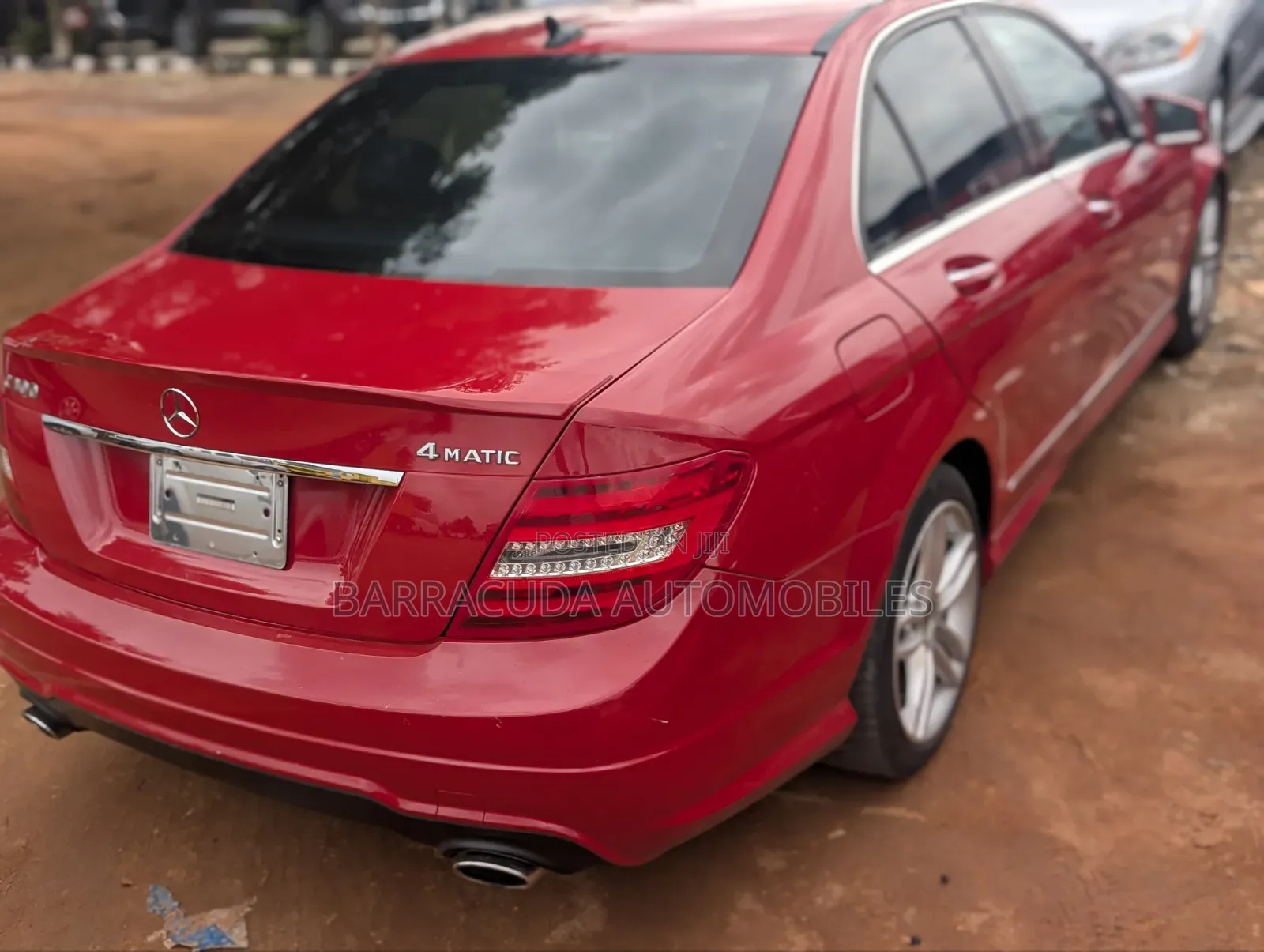 Mercedes-Benz C300 Sport 4Matic Sedan AWD (3.5L 6cyl 7A) 2013 Red
