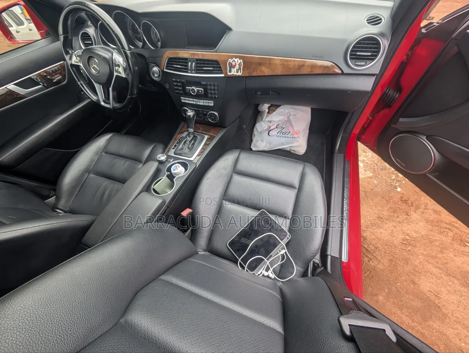 Mercedes-Benz C300 Sport 4Matic Sedan AWD (3.5L 6cyl 7A) 2013 Red