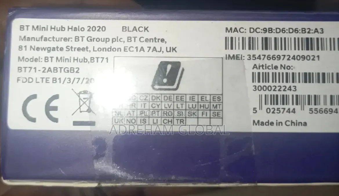 Brand New UK Unlock Alcatel (Bt71) High Speed Dual Band 2.4/5ghz Wifi
