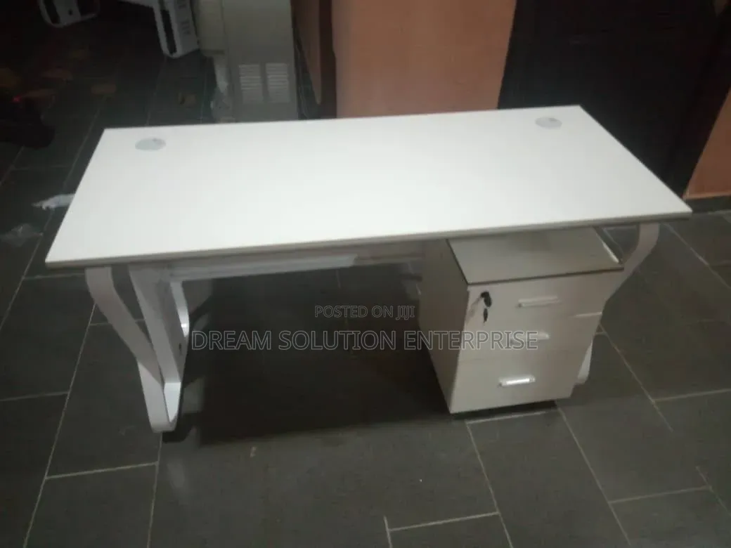 Foreign Imported Office 1.2 Meter Table and Movable Drawer