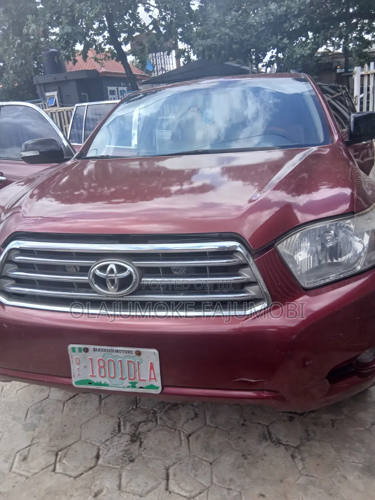Toyota Highlander 2010 Burgundy