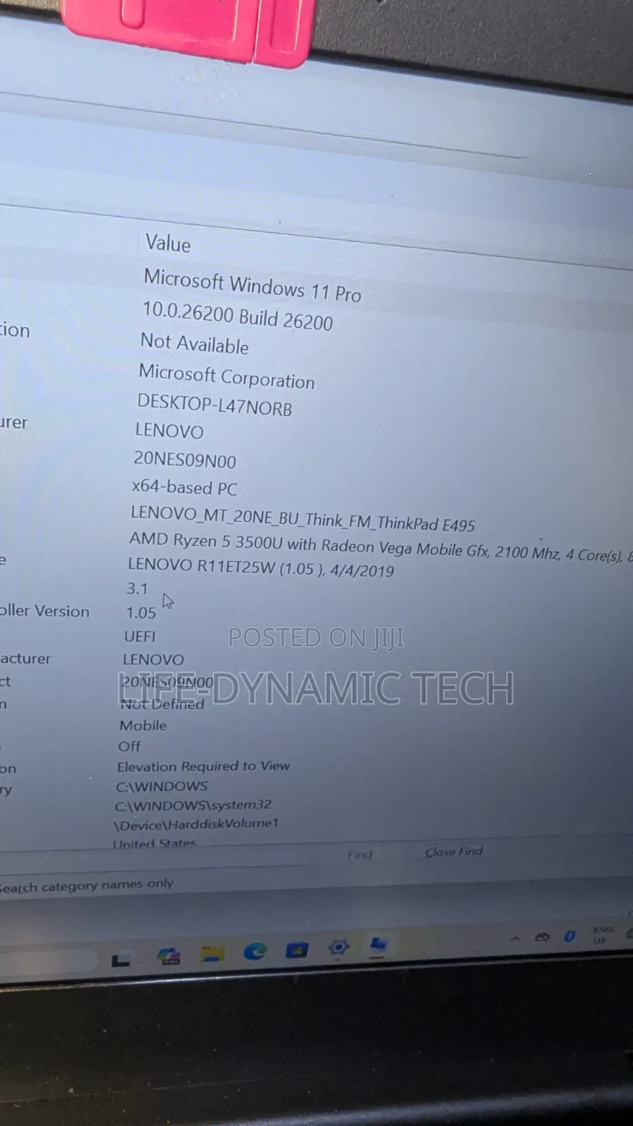 Laptop Lenovo ThinkPad E495 8GB AMD Ryzen 5 SSD 256GB