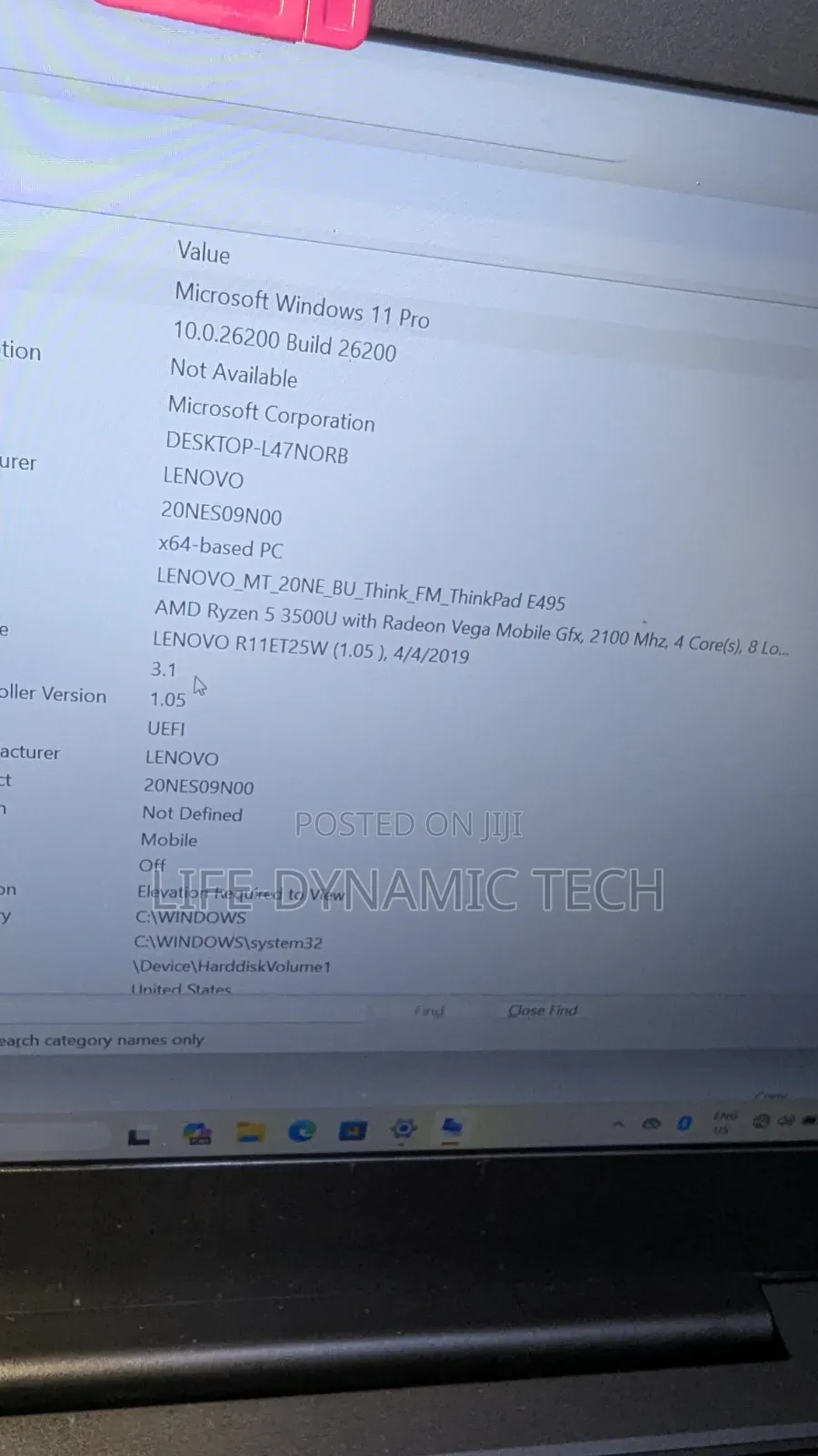 Laptop Lenovo ThinkPad E495 8GB AMD Ryzen 5 SSD 256GB