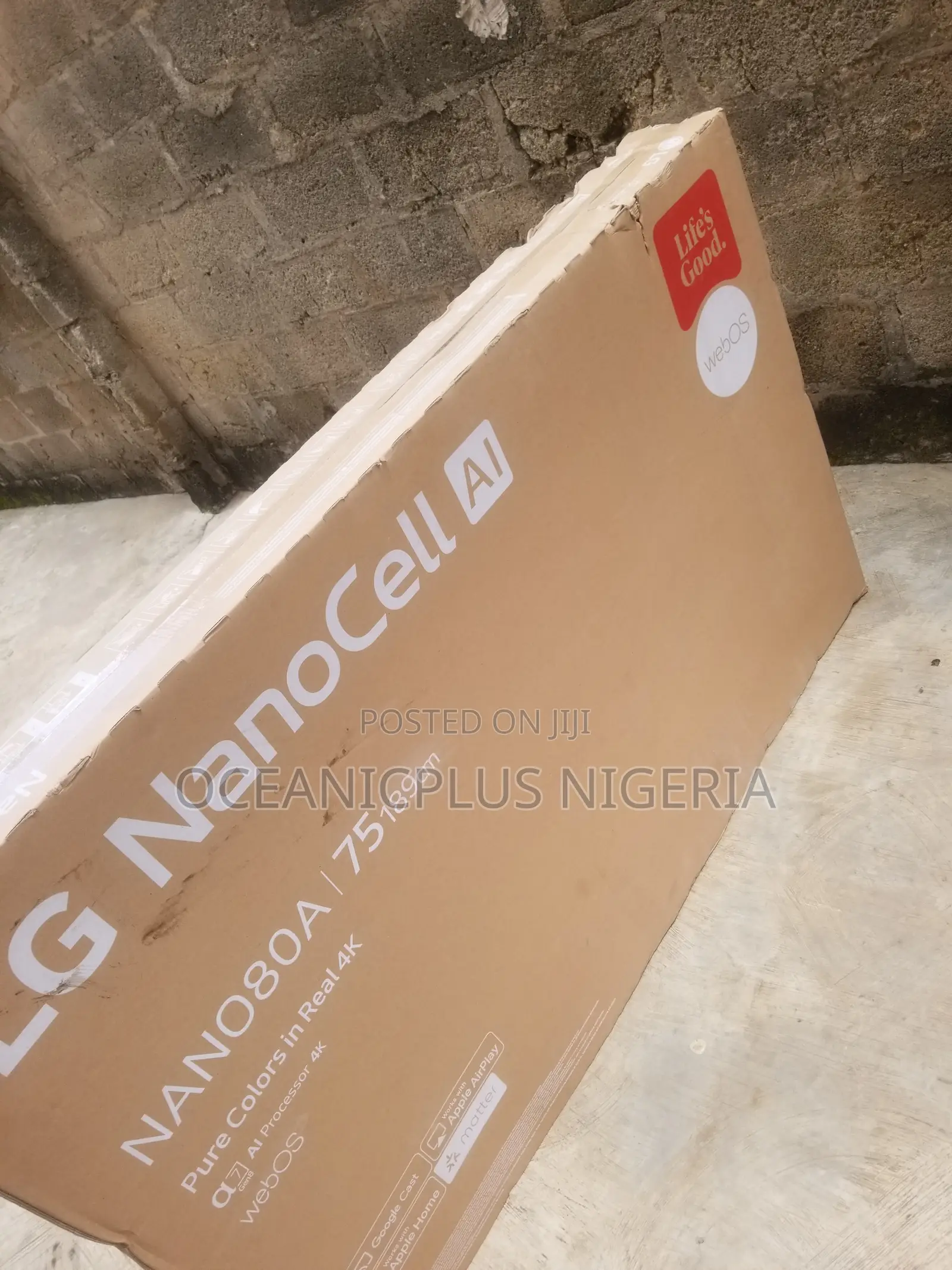 LG Nano80a 75-Inch Uhd Entertainment TV
