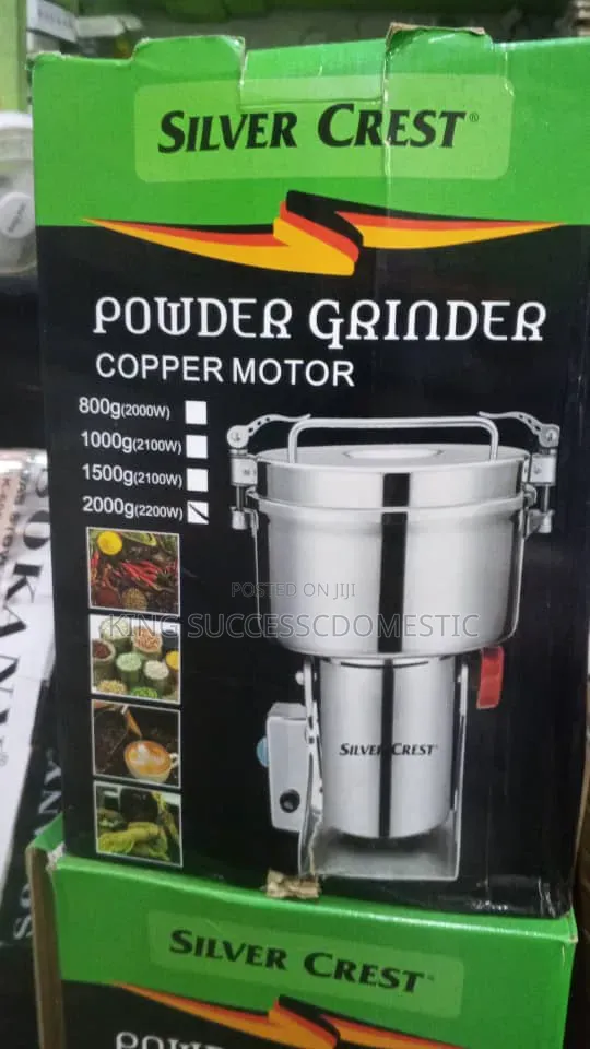 Heavy Duty Silver Crest Commercial Powder Grinder