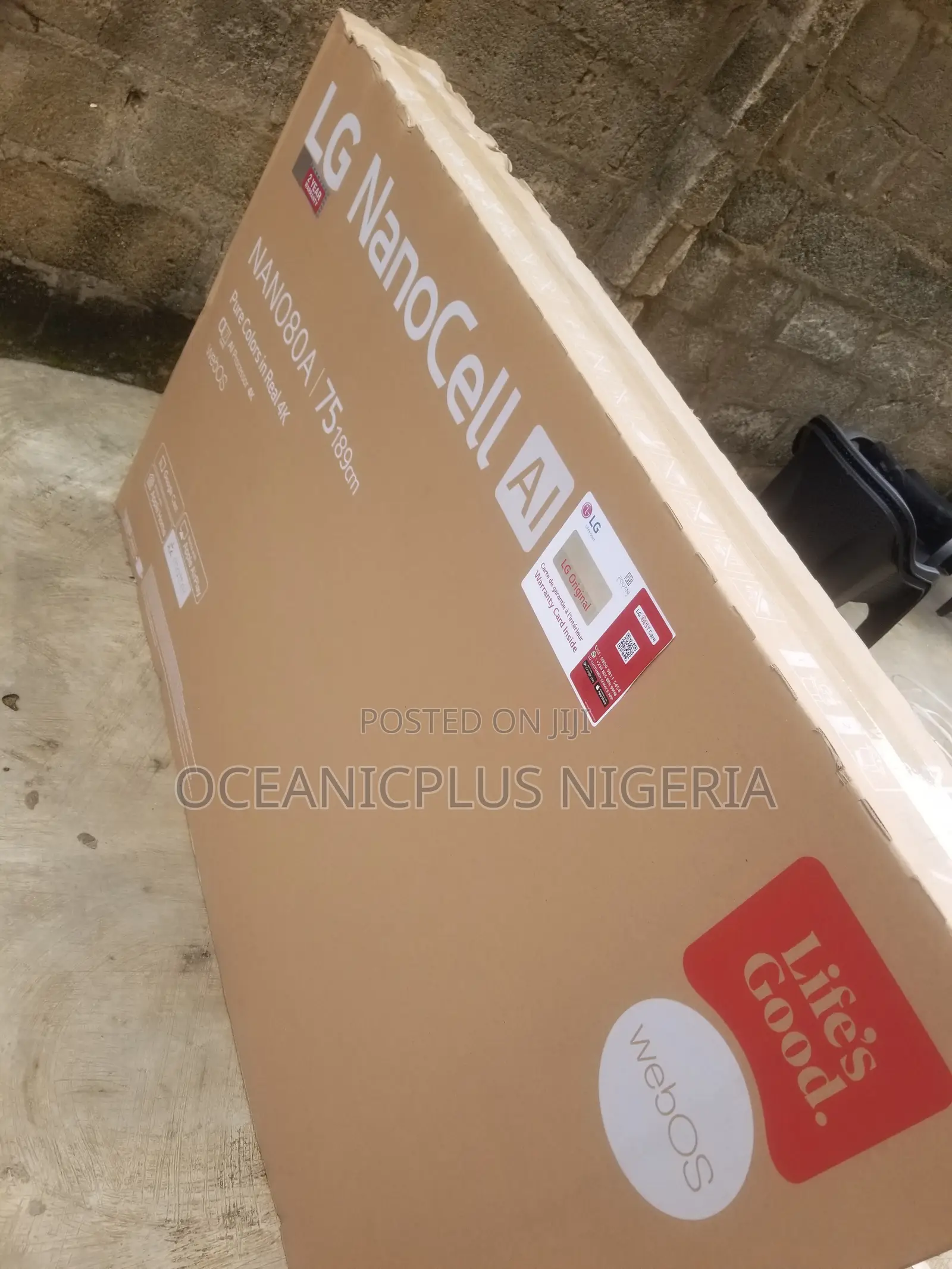 LG 75” NanoCell Ultra HD Smart Television