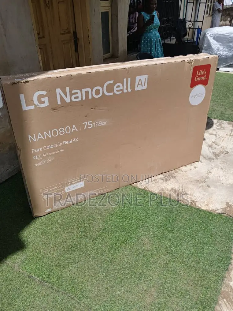 LG NAN080A 75′′ Screen TV for Spacious Rooms