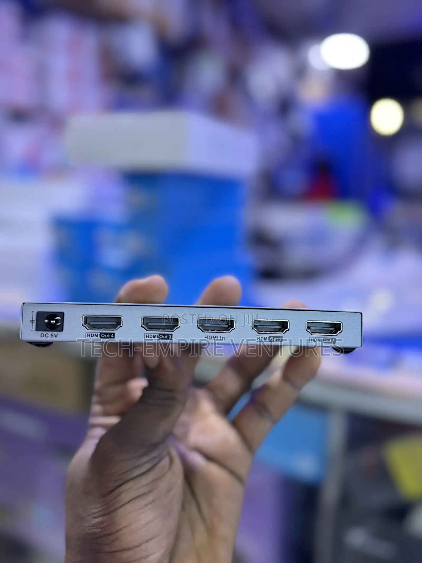 DTECH and HDMI 4 Port Splitter