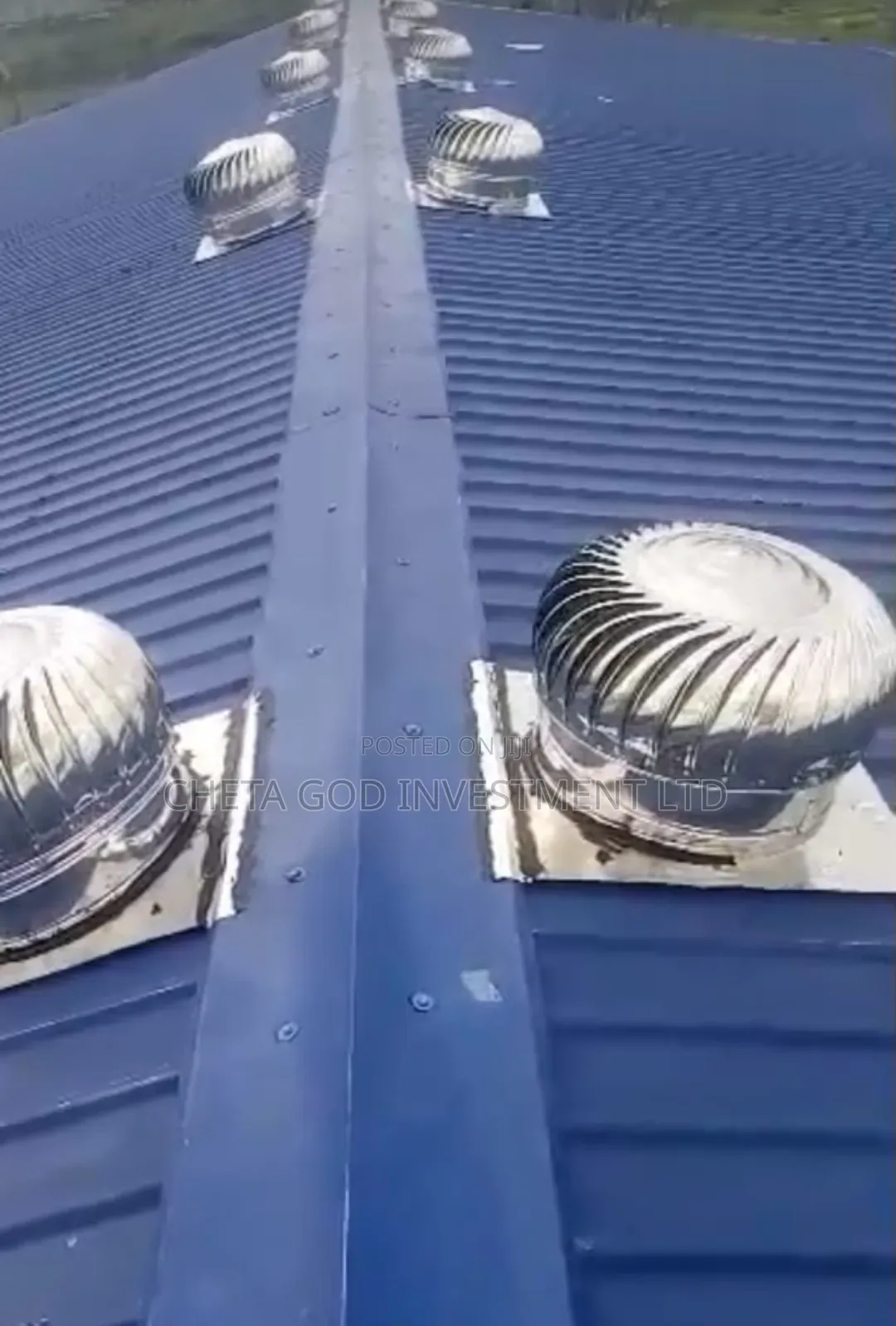 24 Inches Stainless Steel Wind-Powered Roof Ventilator