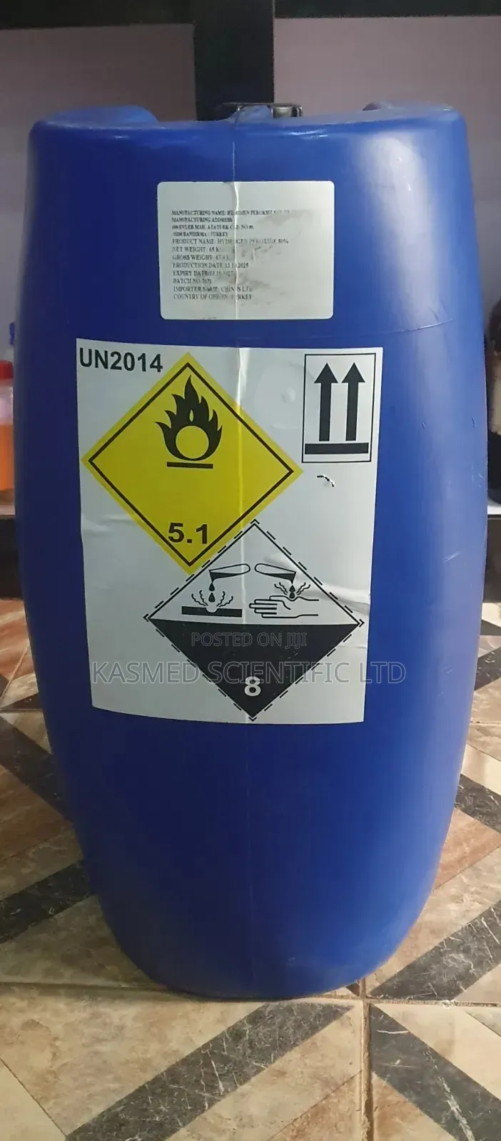 Hydrogen Peroxide Pure 50L