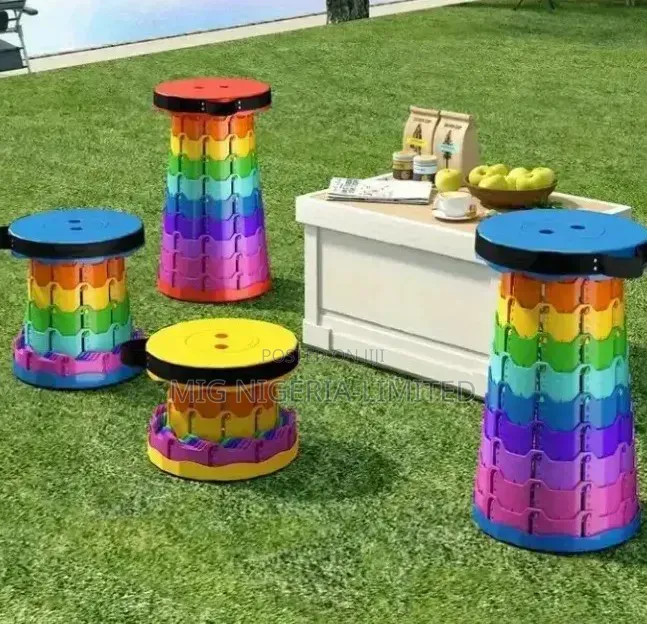 Telescope Collapsible Rainbow Fordable Stool
