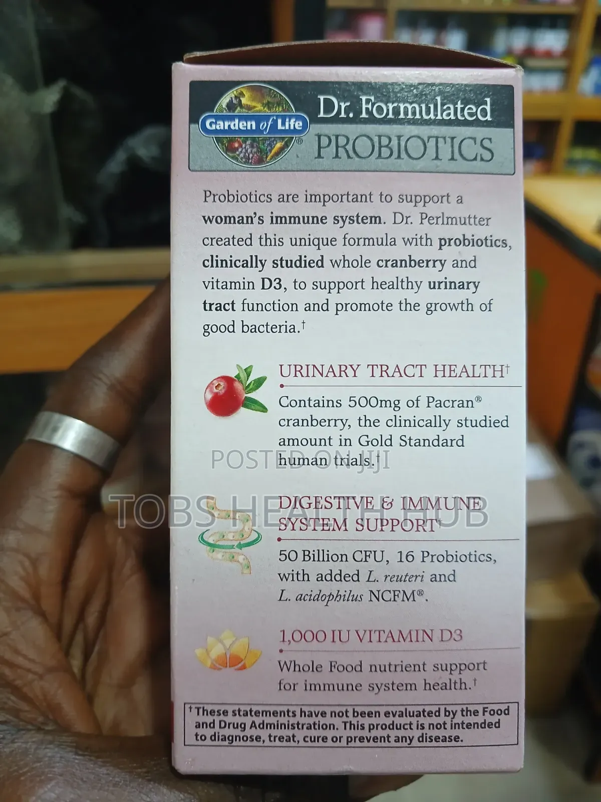 Garden of Life Dr. Formulated Probiotics Urinary Tract+ 50 Billion CFU