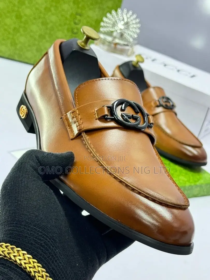 Premium Designer Gucci Men's Black Leather - Fully Boxed