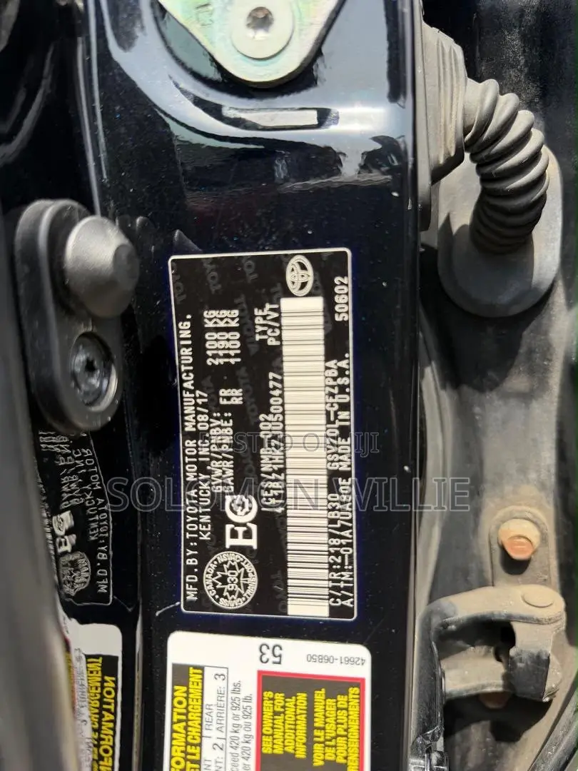 Toyota Camry XSE V6 FWD (3.5L 6cyl 8AM) 2018 Black