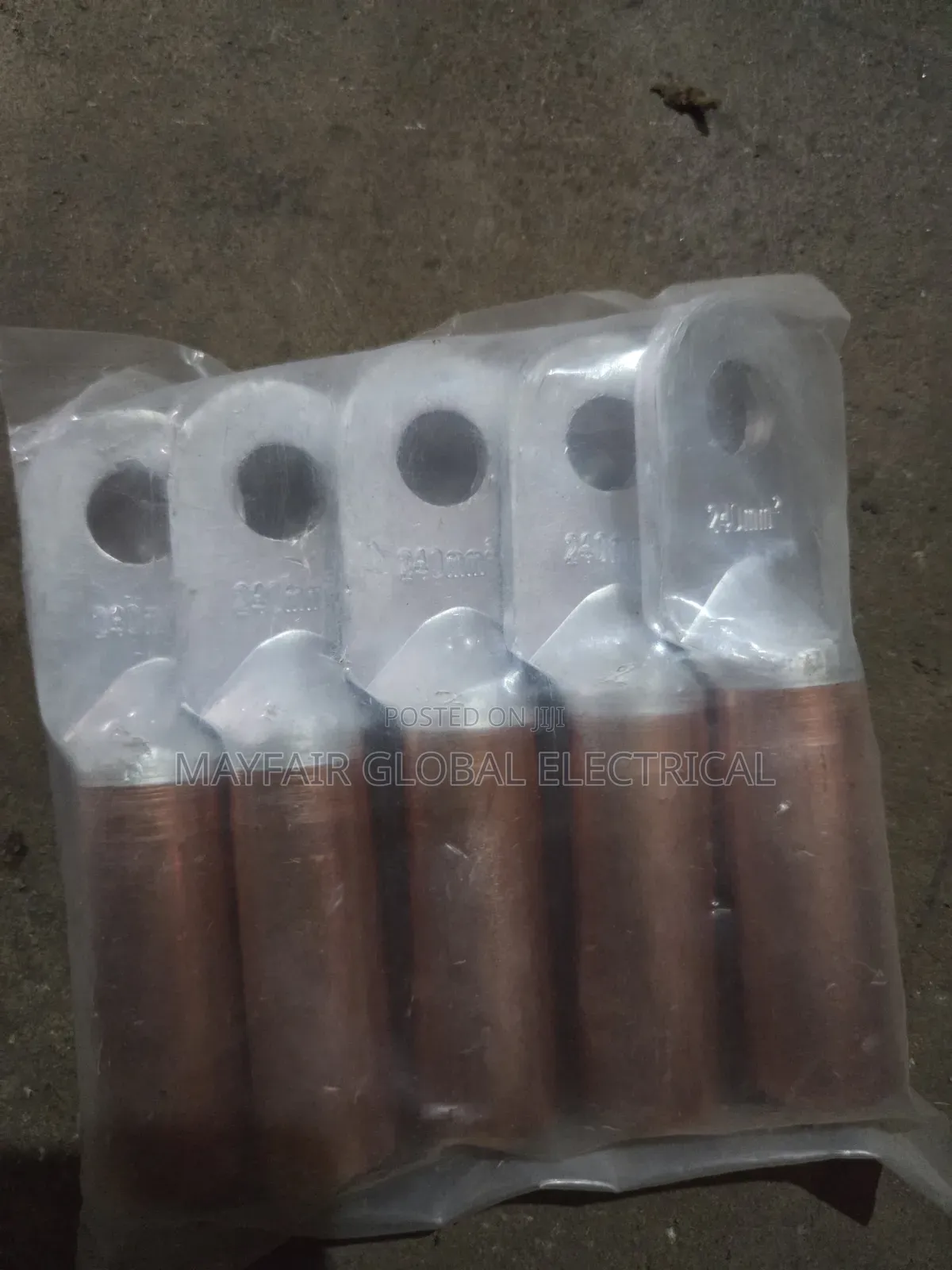 Original 240mm2 Bimetallic (Al-Cu) Compression Cable Lugs