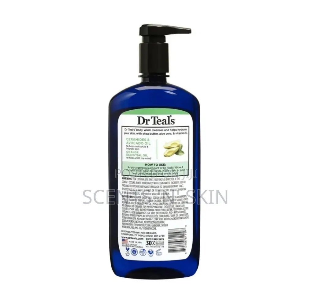 Dr. Teal’s Glow Hydrate Body Wash With Ceramides and Avocado Oils