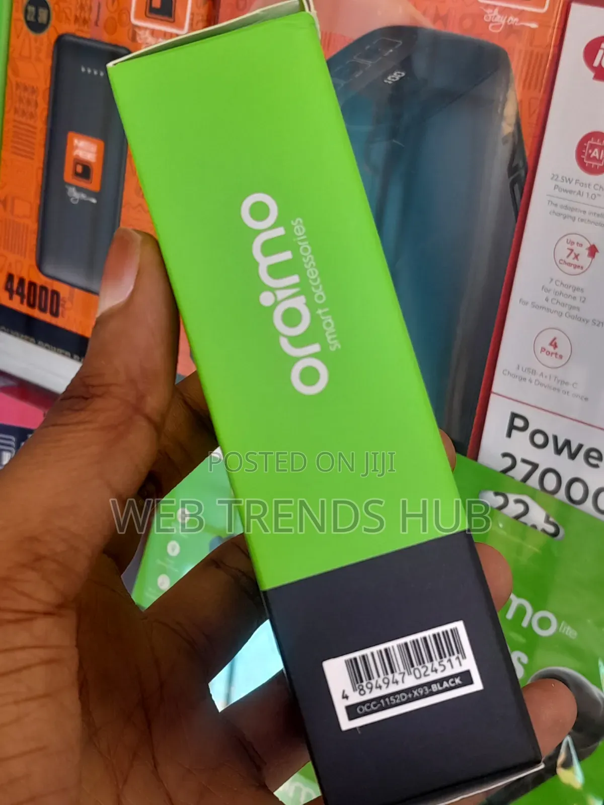 Oraimo Highway 15 Car Charger 15.5W Charge + 3-in-1 Cable (OCC-1152D)