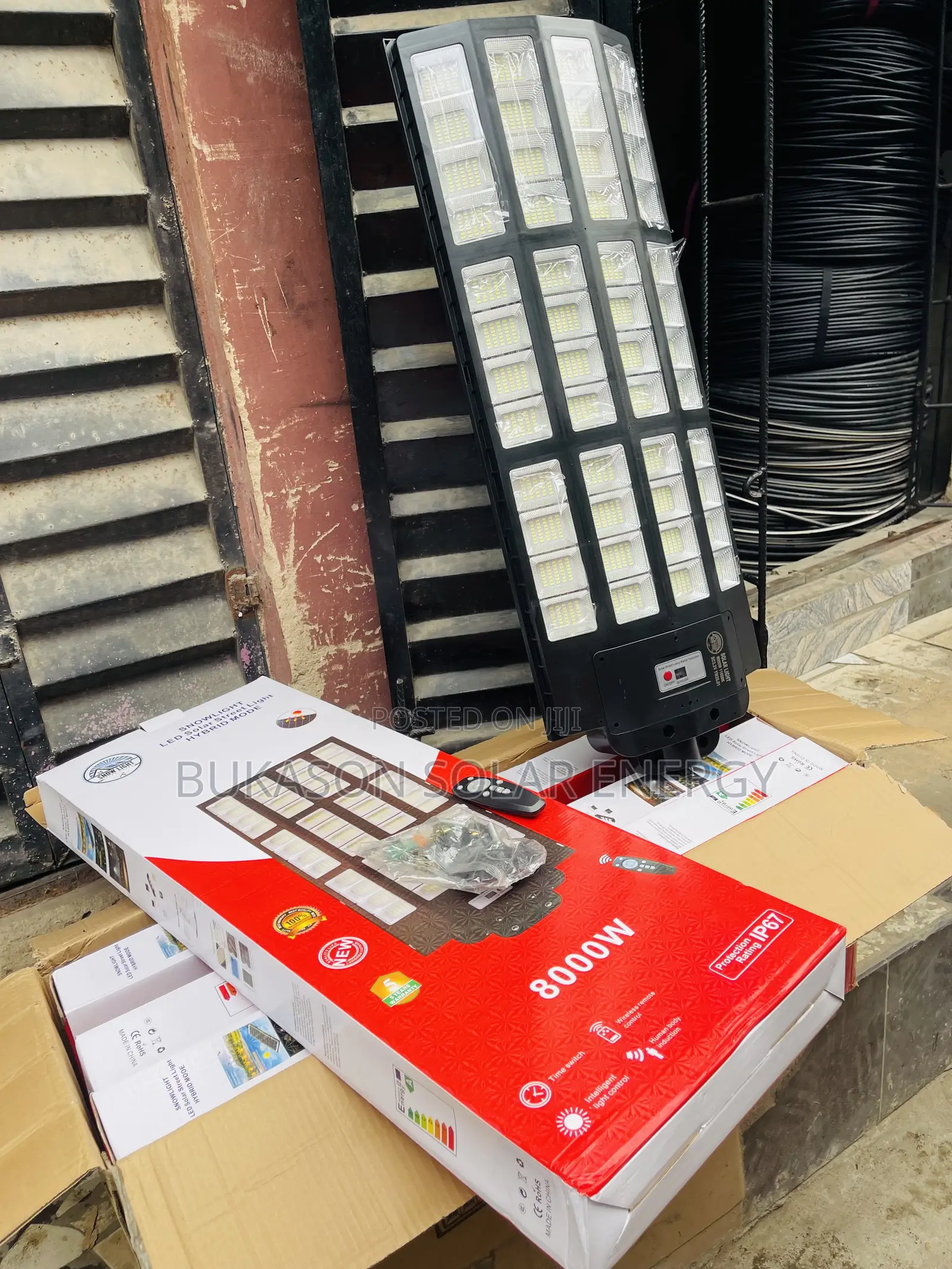 8000w Solar Street Lights Hybrid Mode